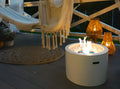 Biofireplace freestanding Moon white matte