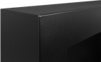 Biofireplace hanging with glass 650x400 BOX black structural matte
