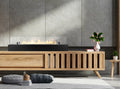 Biofireplace freestanding with glass 700 black matte