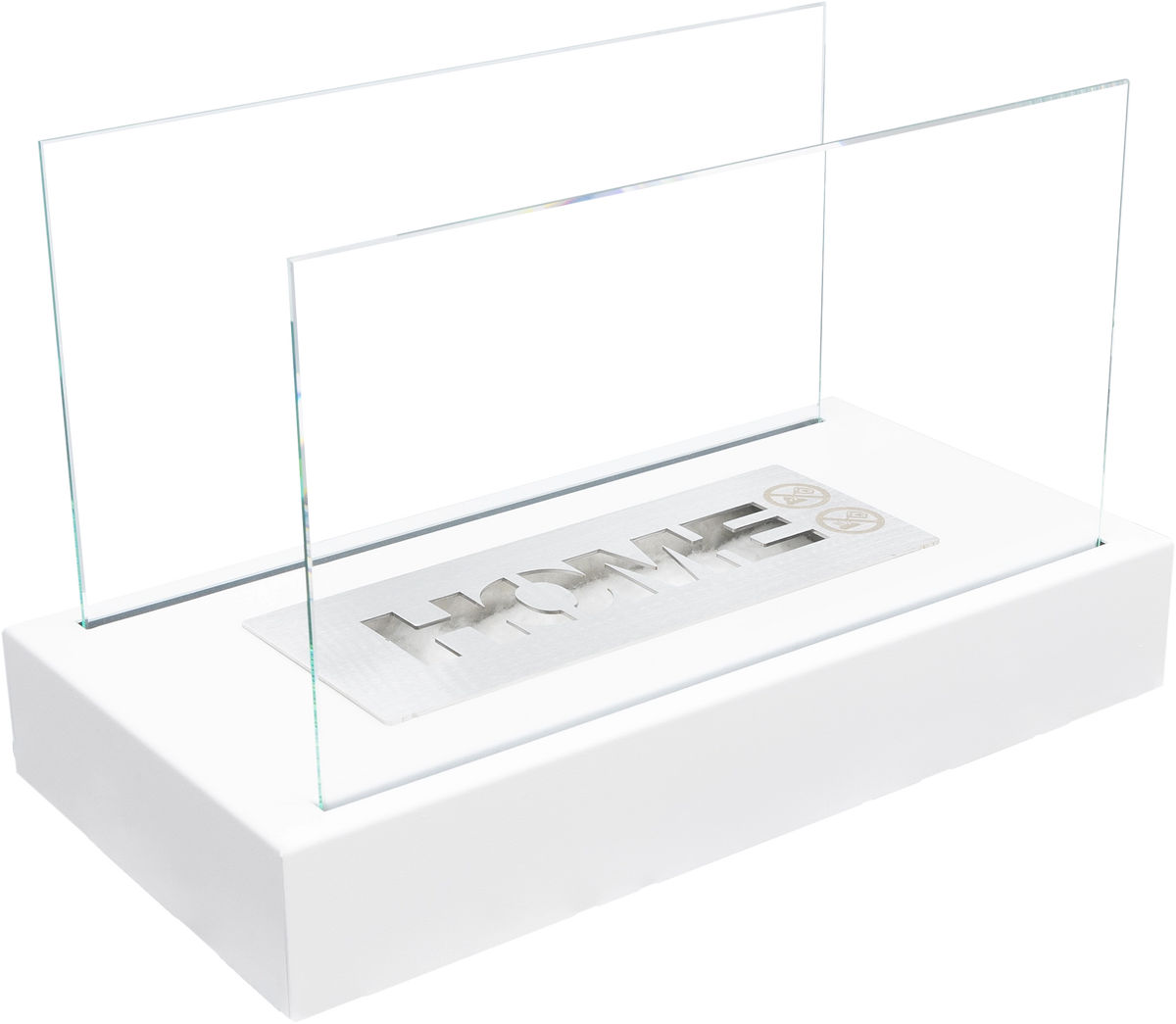 Biofireplace freestanding Home white structural matte