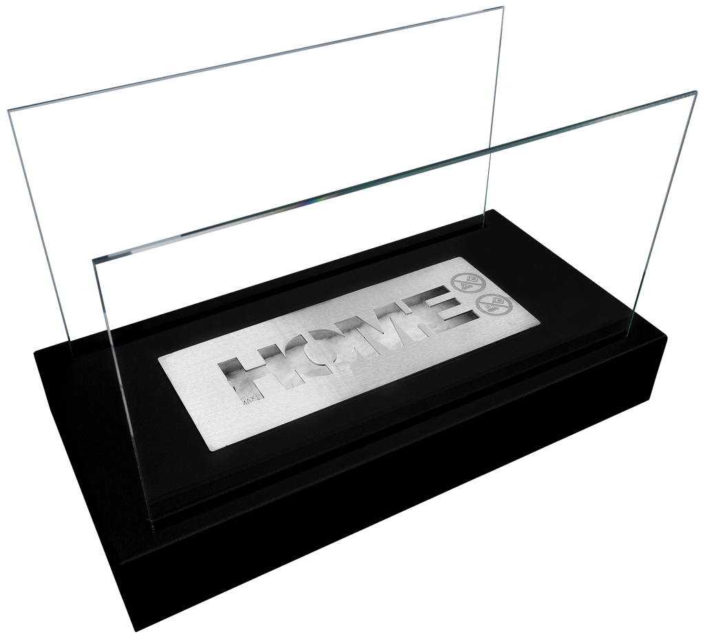 Biofireplace freestanding Home black structural matte