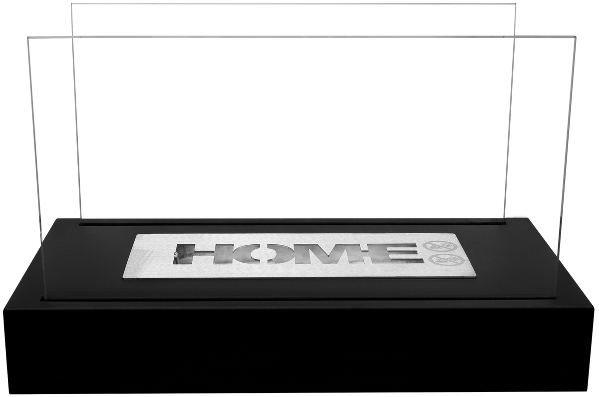 Biofireplace freestanding Home black structural matte