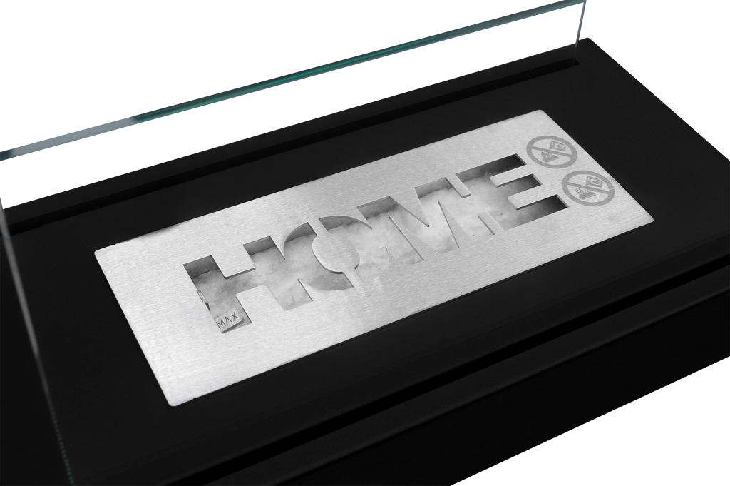 Biofireplace freestanding Home black structural matte