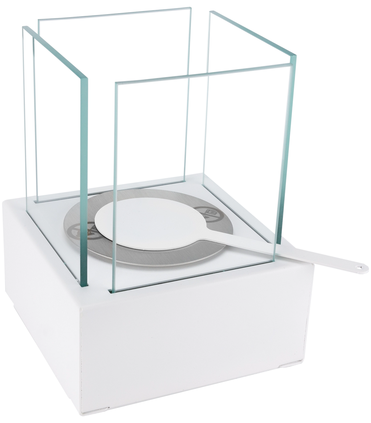 Biofireplace freestanding Smart white structural matte
