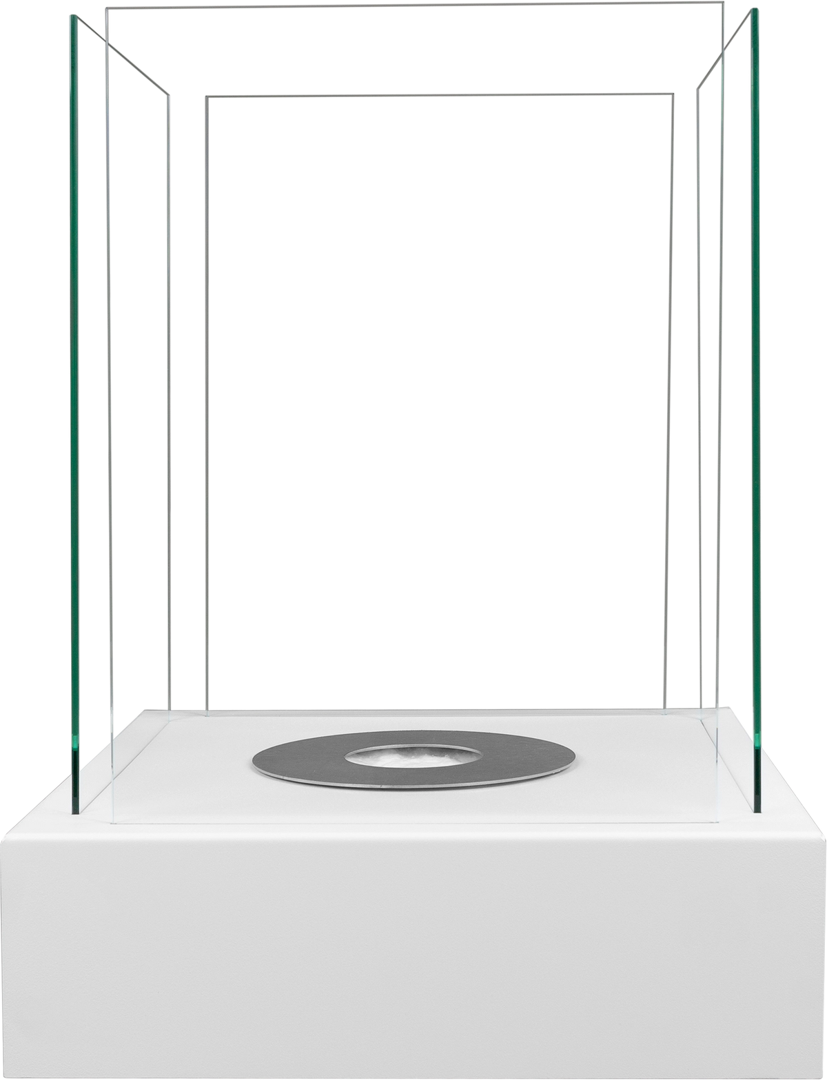Biofireplace freestanding Sunset Garden white