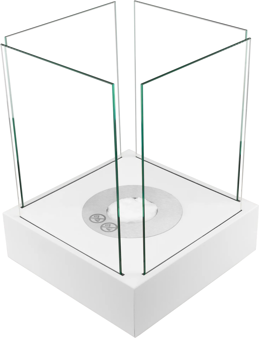 Biofireplace freestanding Sunset Garden Mini white matte