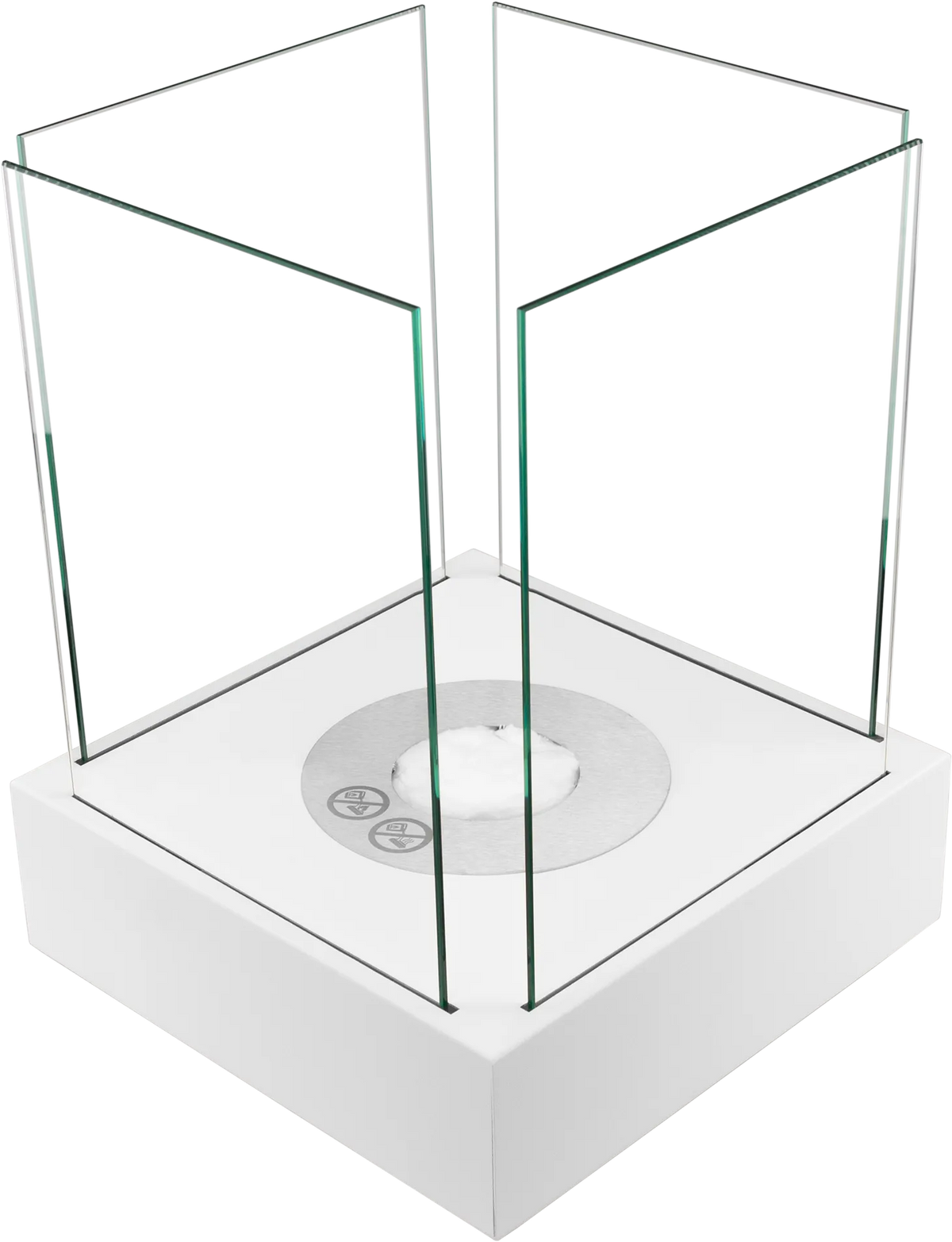 Biofireplace freestanding Sunset Garden Mini white matte