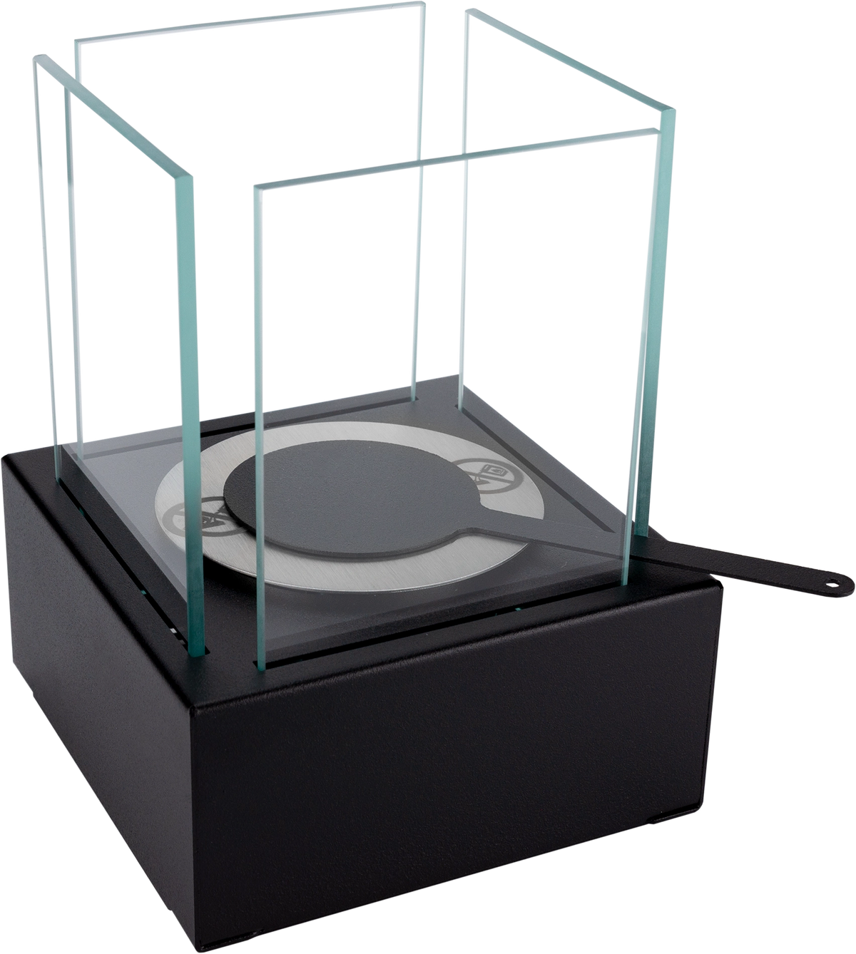 Biofireplace freestanding Smart black structural matte