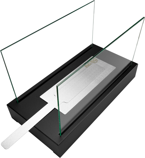 Biofireplace freestanding Glow black mat