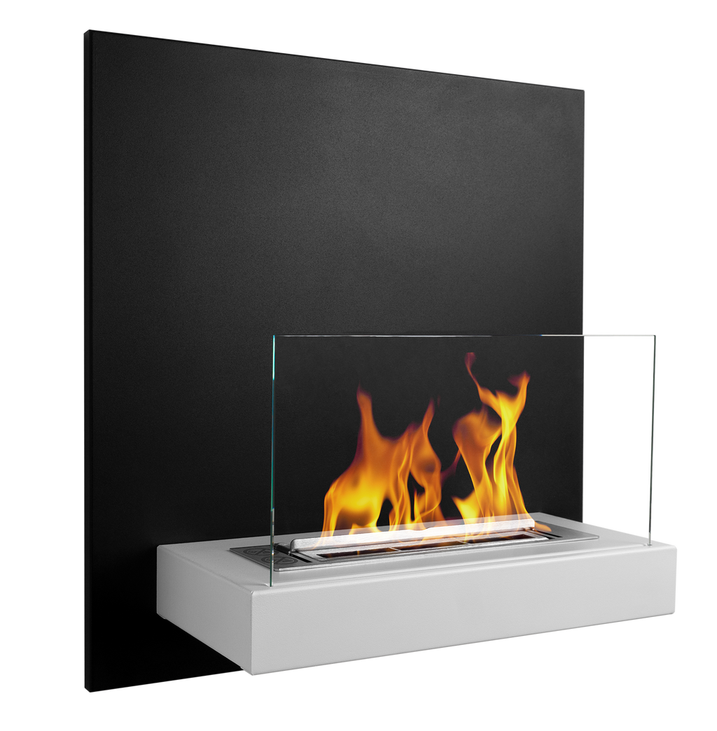 Hanging Bio Fireplace Board Black and White