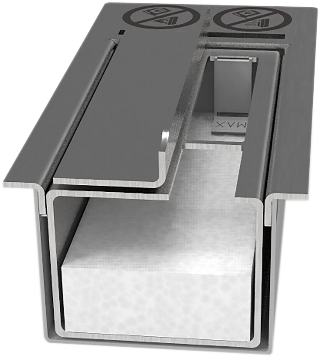 Ceramic insert for burner 20x30cm