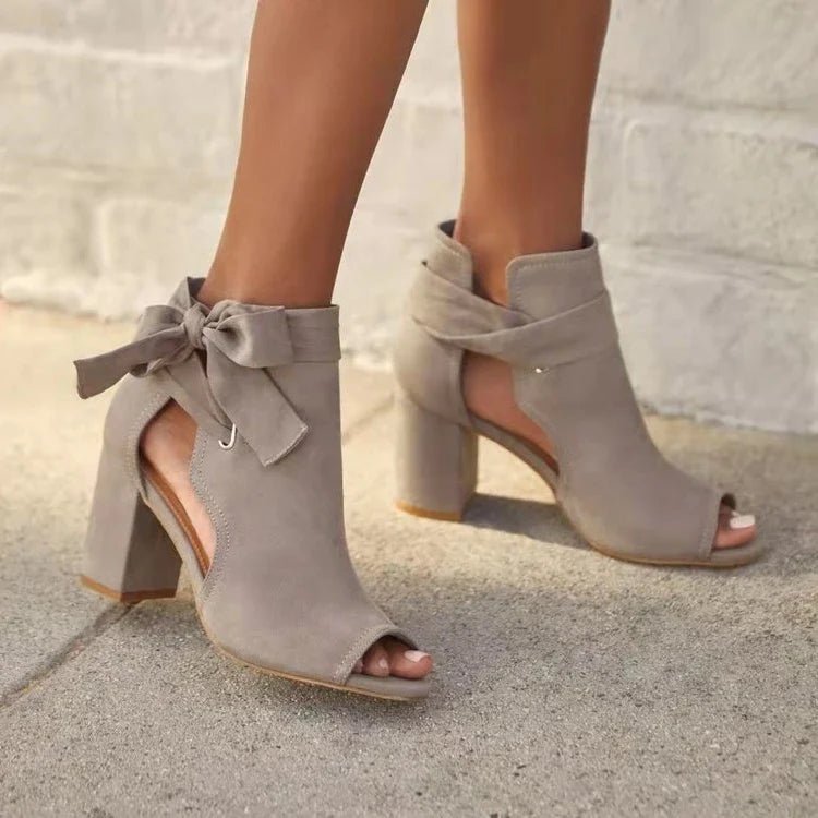 Arabella – Elegant Lace - Up Ankle Boots - Boots - Flaro