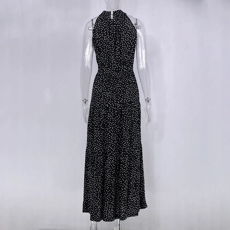 Clara – Polka - Dot Casual Summer Dress - Dresses - Flaro