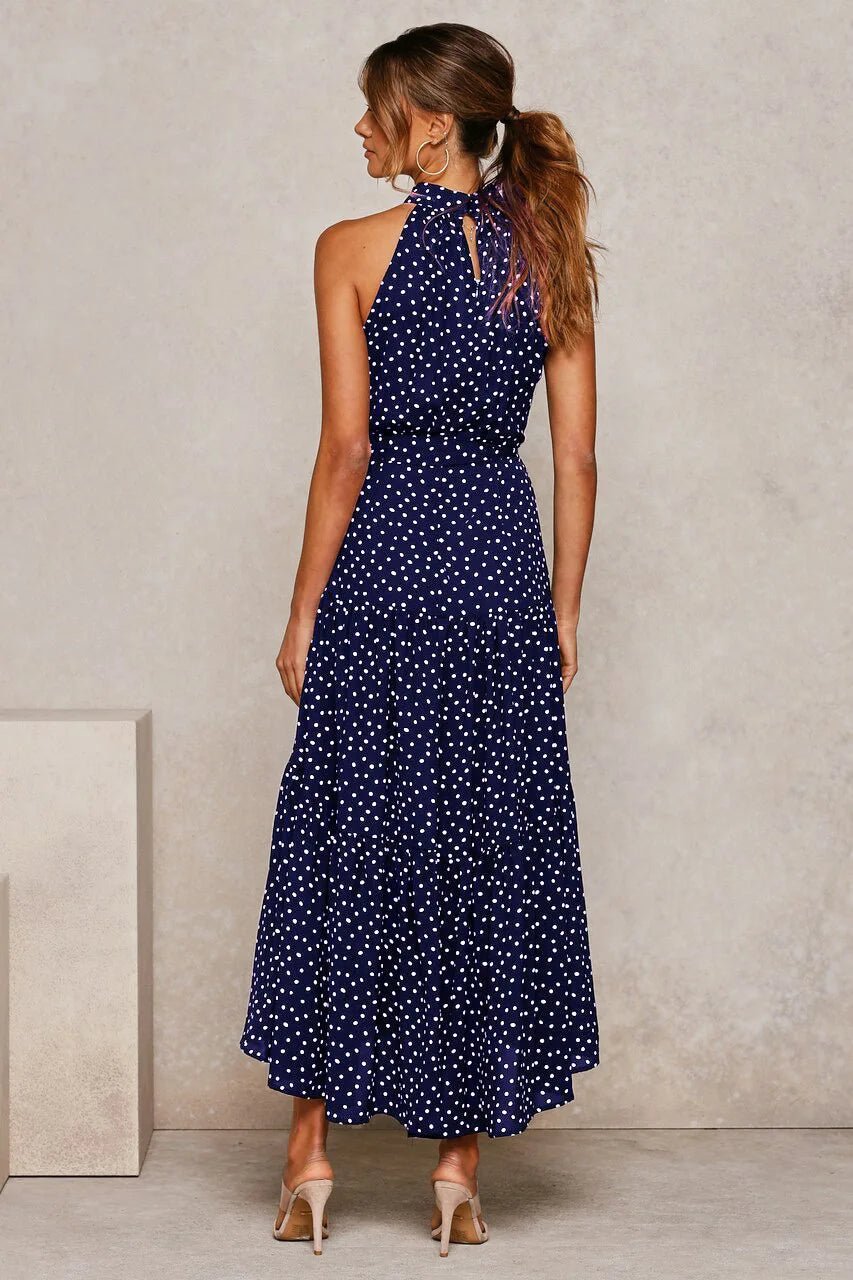 Clara – Polka - Dot Casual Summer Dress - Dresses - Flaro