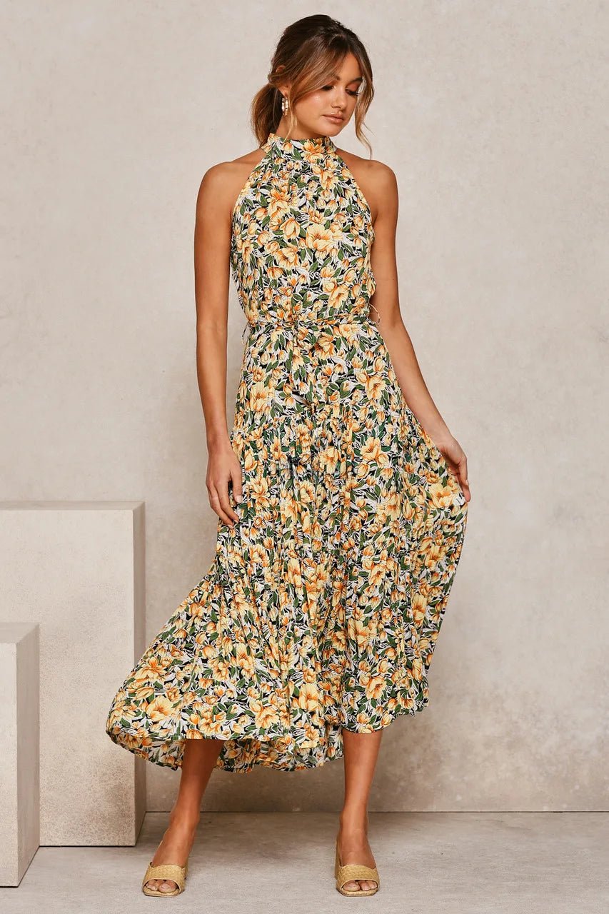 Clara – Polka - Dot Casual Summer Dress - Dresses - Flaro