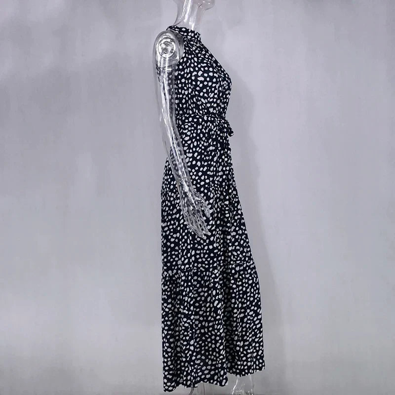 Clara – Polka - Dot Casual Summer Dress - Dresses - Flaro