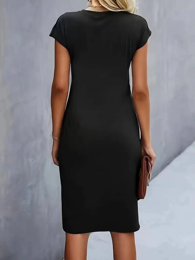 Elina – Elegant Midi Dress - Dress - Flaro