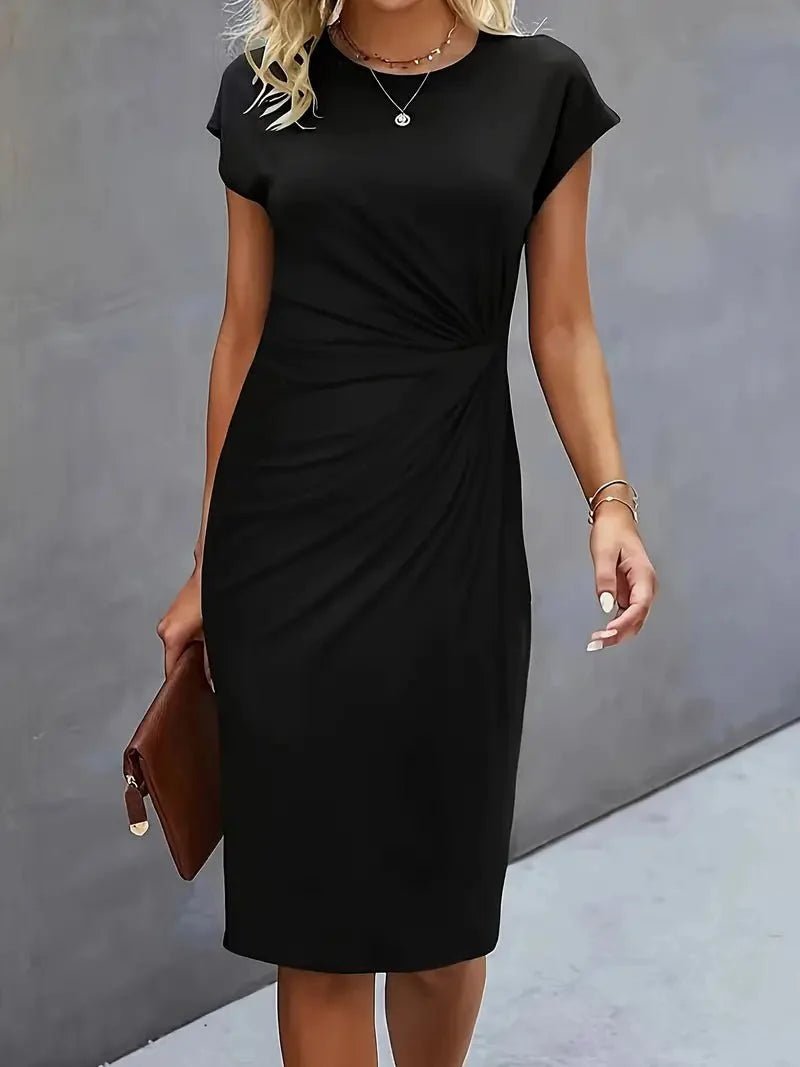 Elina – Elegant Midi Dress - Dress - Flaro