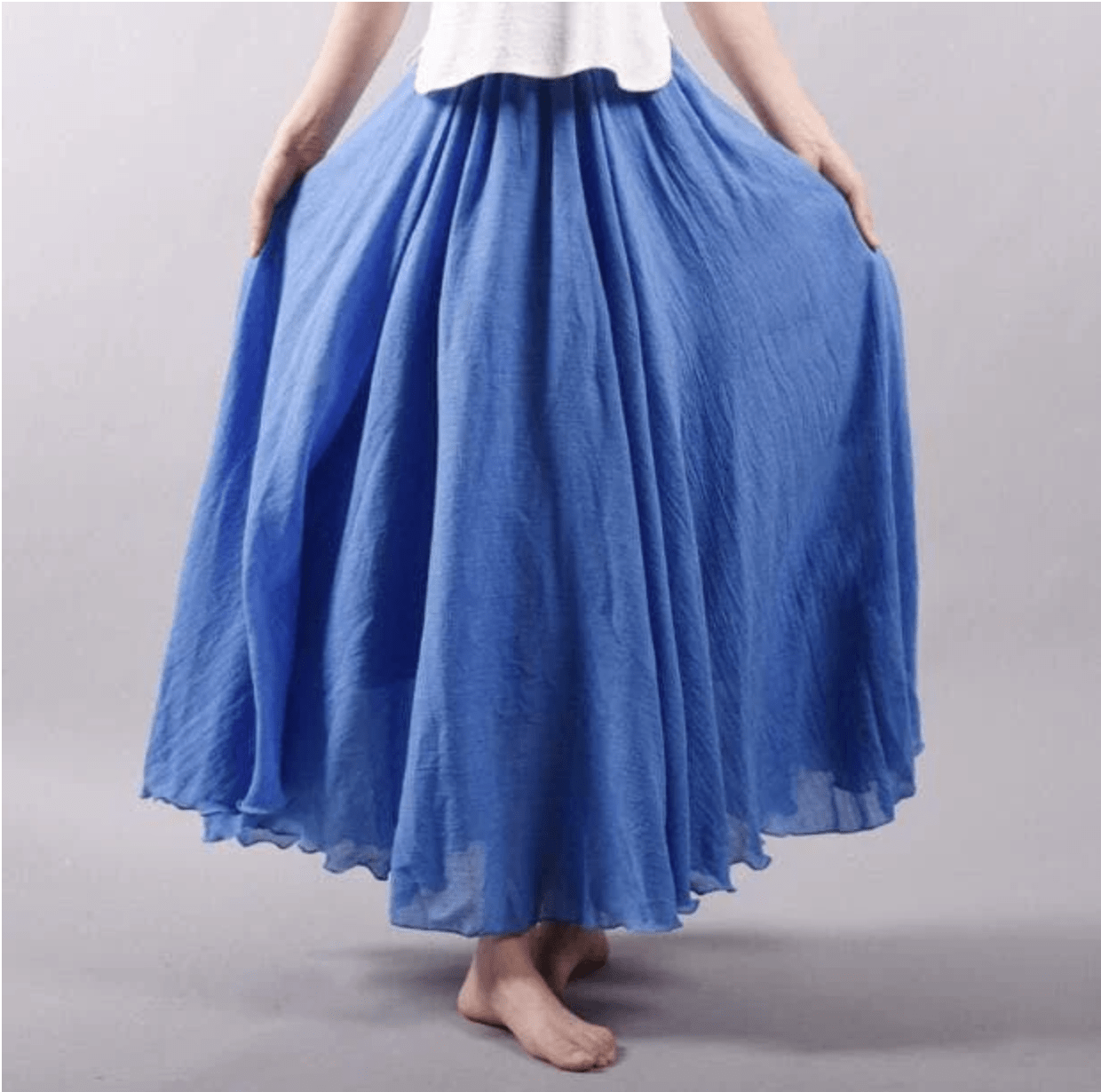 Hannelore – Stylish Skirt in Timeless Design - Blue - XS
