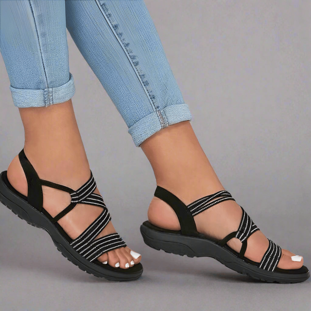 Helena – Elegant Handcrafted Orthopaedic Shoes - Black - 2.5