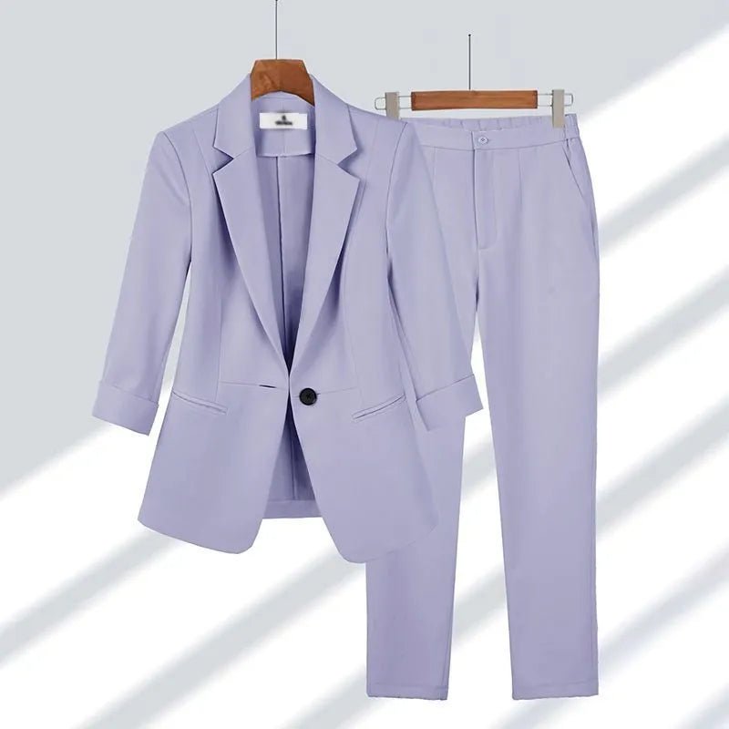 Lenia – Stylish Ladies Two - Piece Set - Suits - Flaro