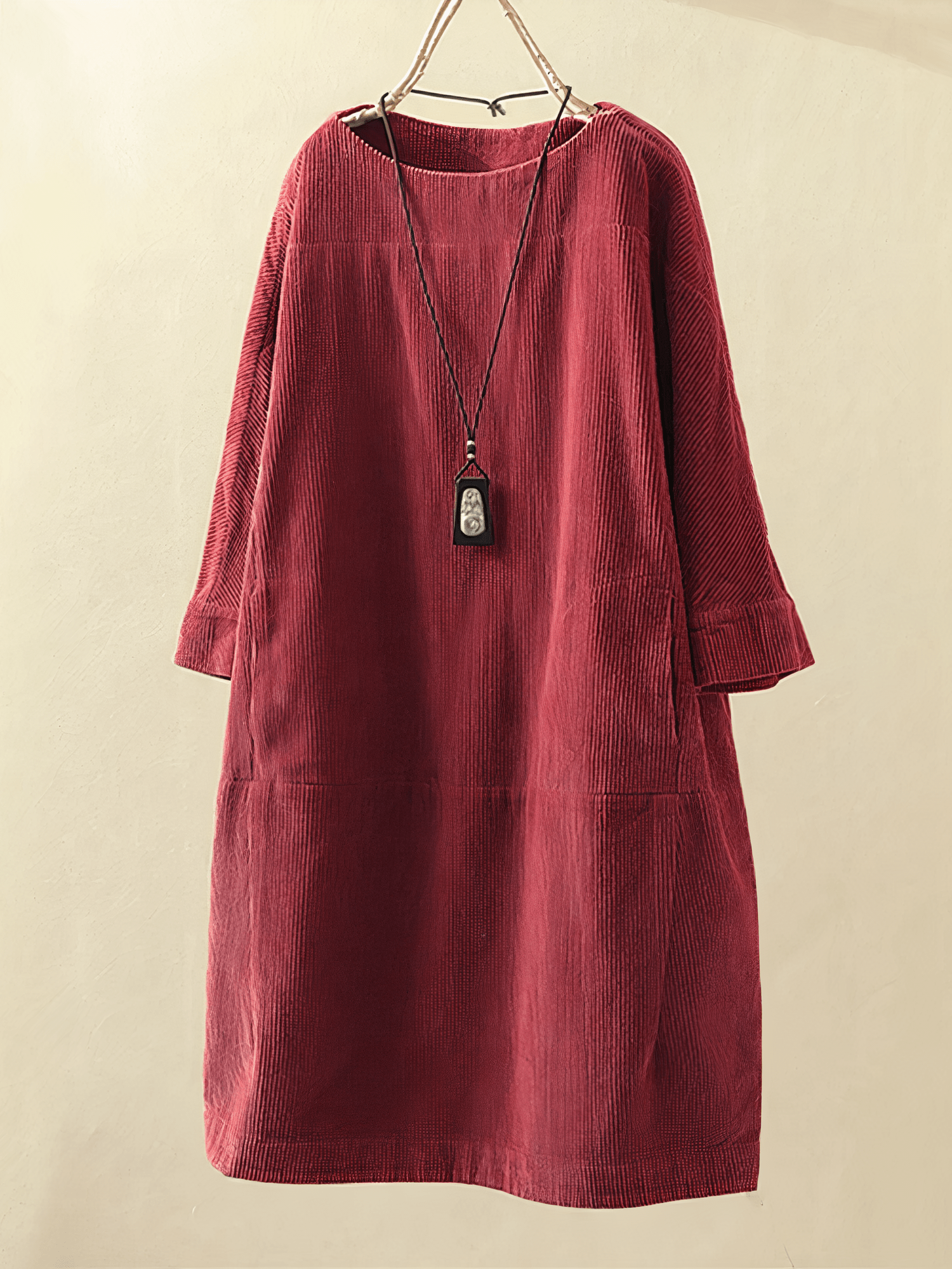 Liora – Elegant A - Line Cord Dress - Dress - Flaro
