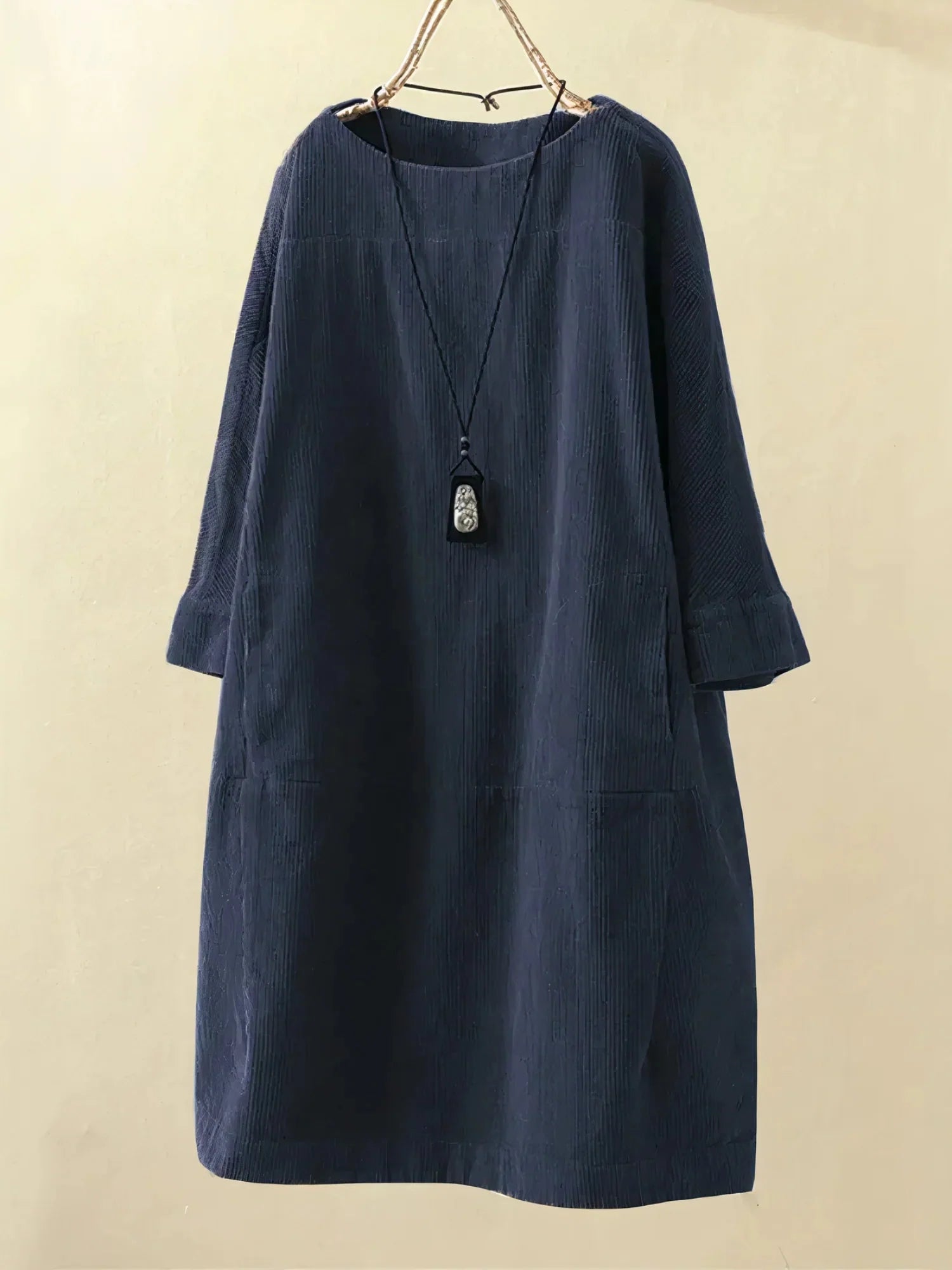 Liora – Elegant A - Line Cord Dress - Dress - Flaro