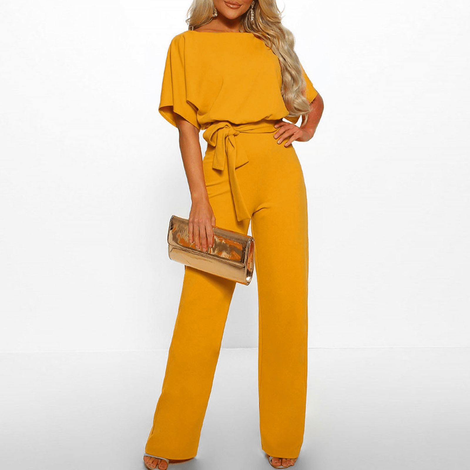 Noelia – Stylish Relaxed Fit Jumpsuit - Jumpsuit - Flaro