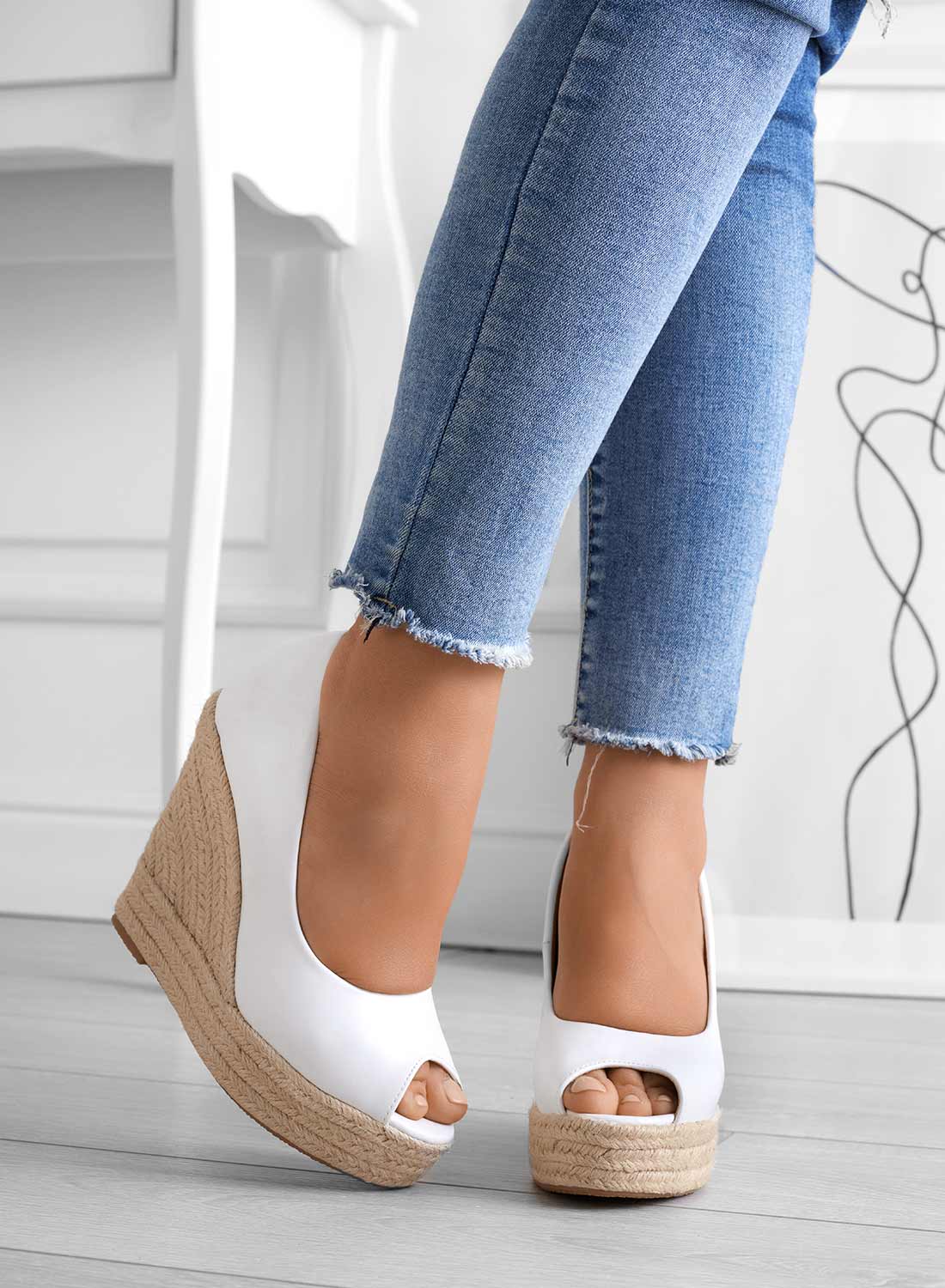 Odilia - Suede Wedge Espadrilles | Elegant Summer Sandals - Sandals - Flaro