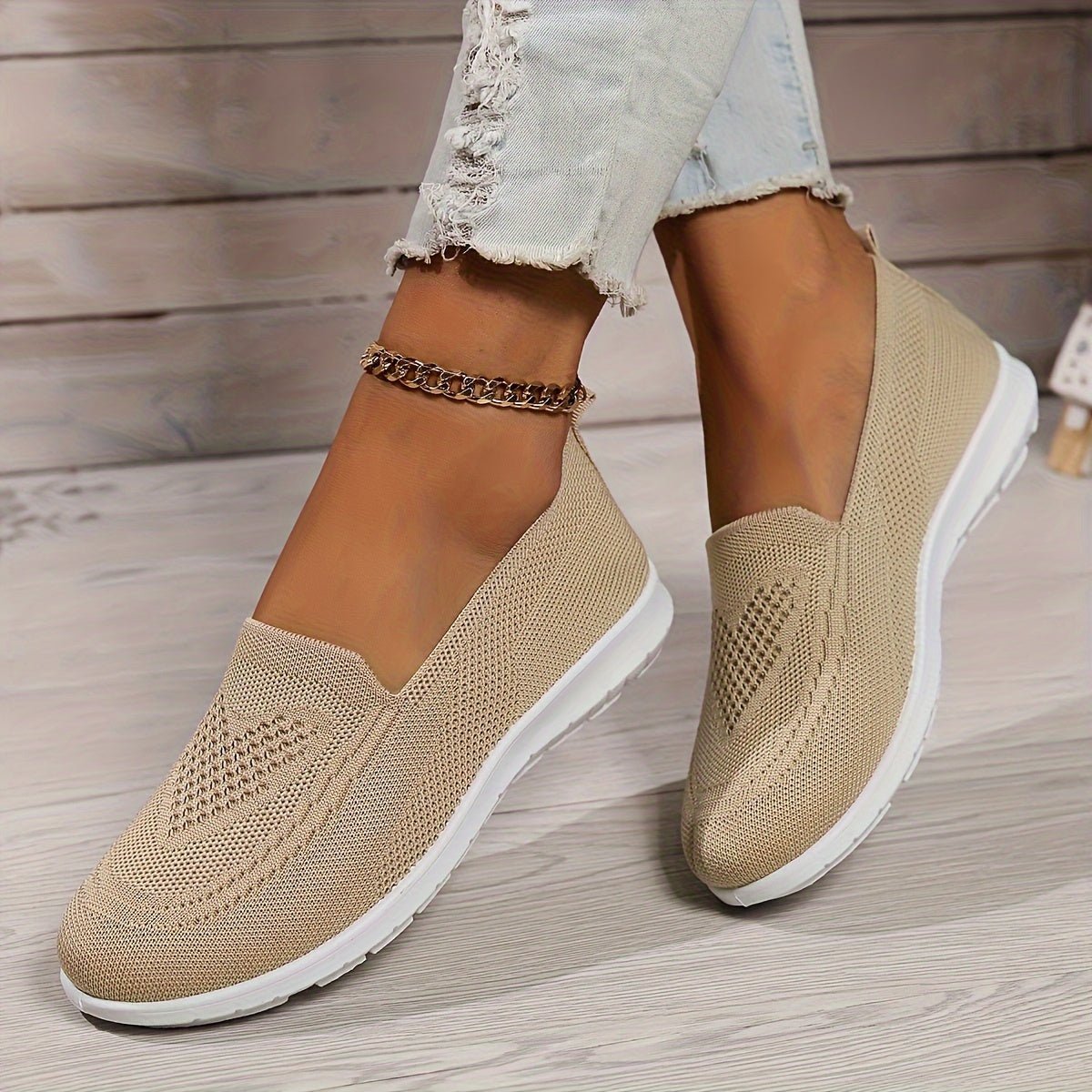 Paulina – Elegant Orthopaedic Sneakers - Brown - 3.5