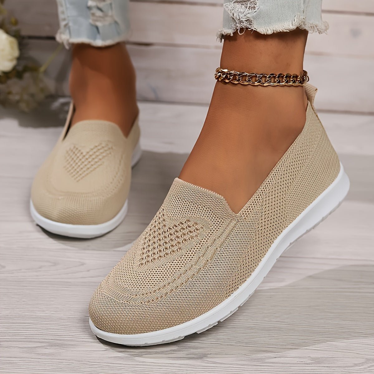 Paulina – Elegant Orthopaedic Sneakers - Brown - 3.5