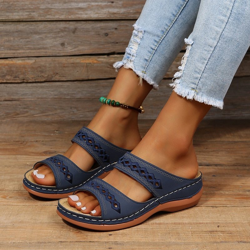 Sibylle – Stylish Sandals - Blue - 3.5