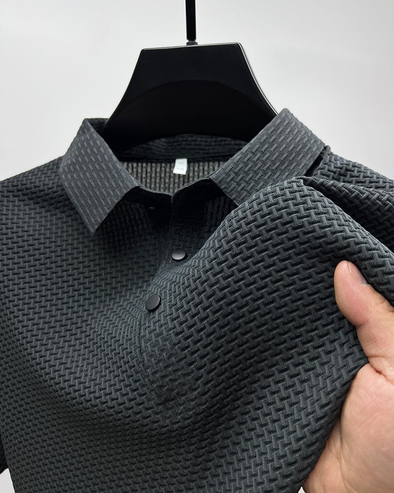 Torsten – Stylish Polo Shirt - Grey - S